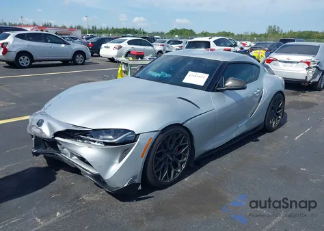 2021 Toyota Gr Supra 3.0 Premium из США, поврежденный, VIN WZ1DB0C07MW043021